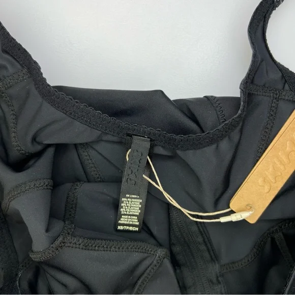 SKIM S GLAM Slip Dress Onyx Size XS - Picture 7 of 11